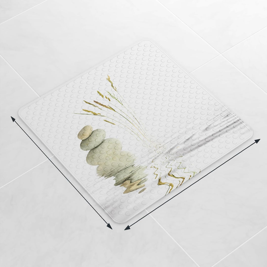 Sanilo Badematte 53 x 53 cm, rutschfeste Duschmatte für Dusche und Badewanne, Antirutschmatte maschi