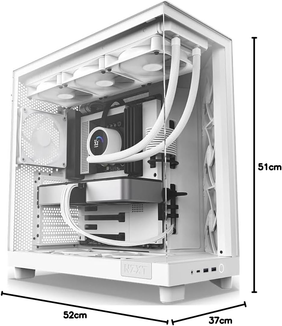 NZXT Tower-Gehäuse H6 Flow
