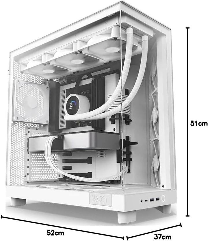 NZXT Tower-Gehäuse H6 Flow