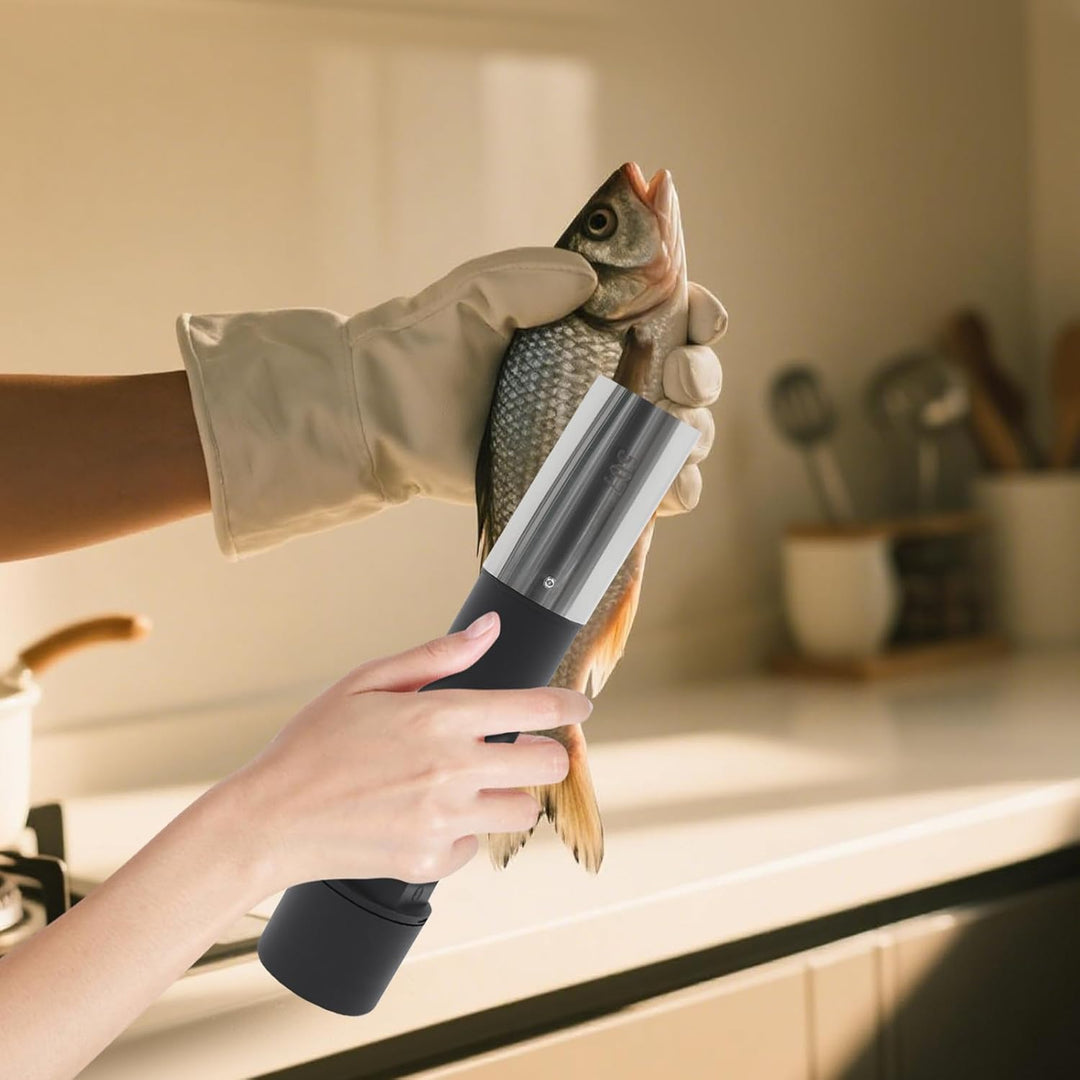 Elektrischer Fischentschupper mit 6-seitige Edelstahlrolle, 7000 rpm, kabelloser Fischschuppen-Schab