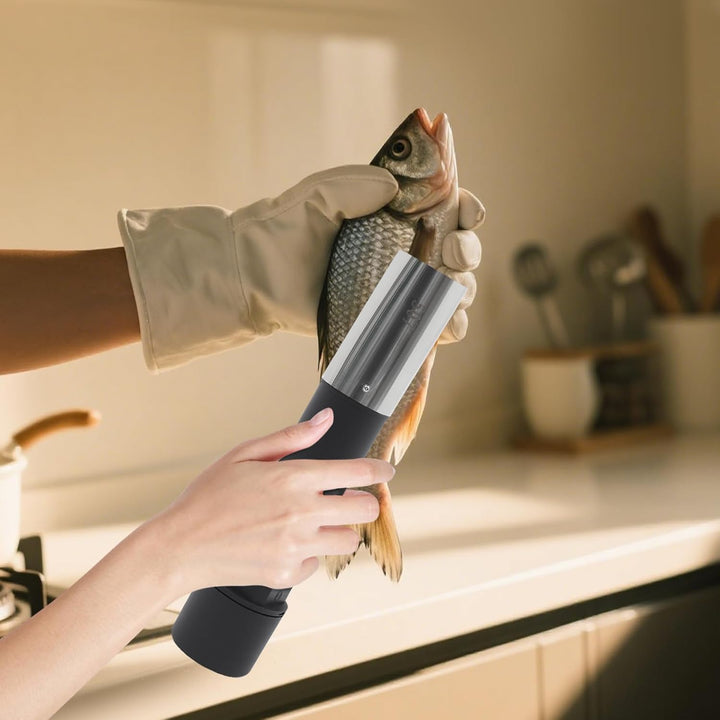 Elektrischer Fischentschupper mit 6-seitige Edelstahlrolle, 7000 rpm, kabelloser Fischschuppen-Schab