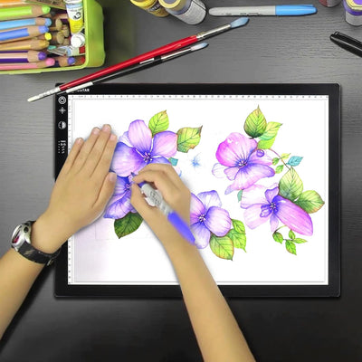 XIAOSTAR A3 Led Licht Pad Leuchttisch, Smart Tracing mit Sperrbildschirm und Timing-Set, einstellbar