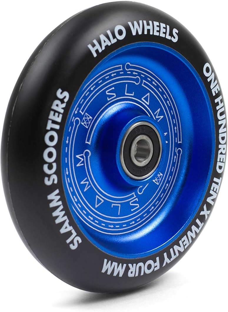 Slamm Scooters Halo Deep Dish Wheels Roller Unisex Erwachsene, Unisex-Erwachsene, SL590 110 mm Blau
