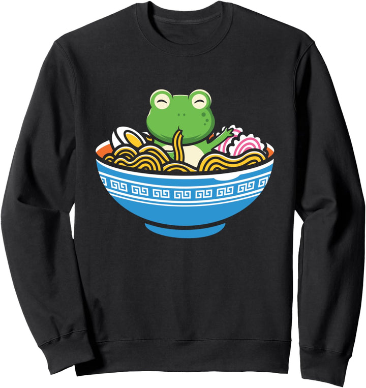 Ramen Frosch Anime Deko Weeb Japan Kawaii Sweatshirt