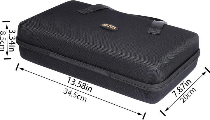 co2CREA Hart Reise Schutz Hülle Etui Tasche für Zoom H6 All Mobiler Audio Rekorder,Fits SSH-6 / EXH-