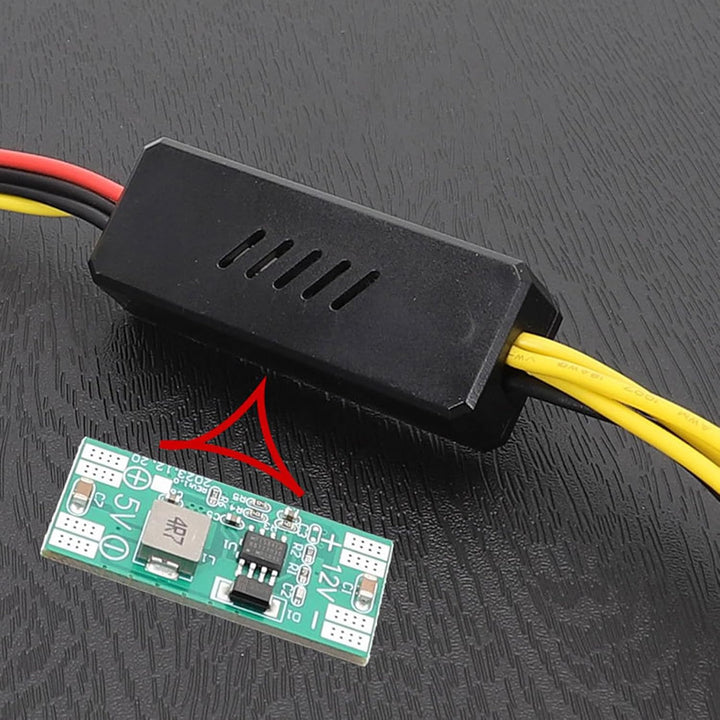 YHAILI SATA-Kabel DC 5,5 x 2,5 auf Stromkabel 12 V auf 5 V DC5525 auf Splitter-Steckverbinder, Kabel
