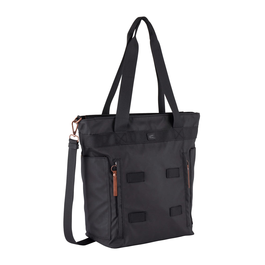 camel active, BREEZE, Damen, Shopper, L, Schwarz Schwarz 51 x 19 x 36,5, Schwarz 51 x 19 x 36,5