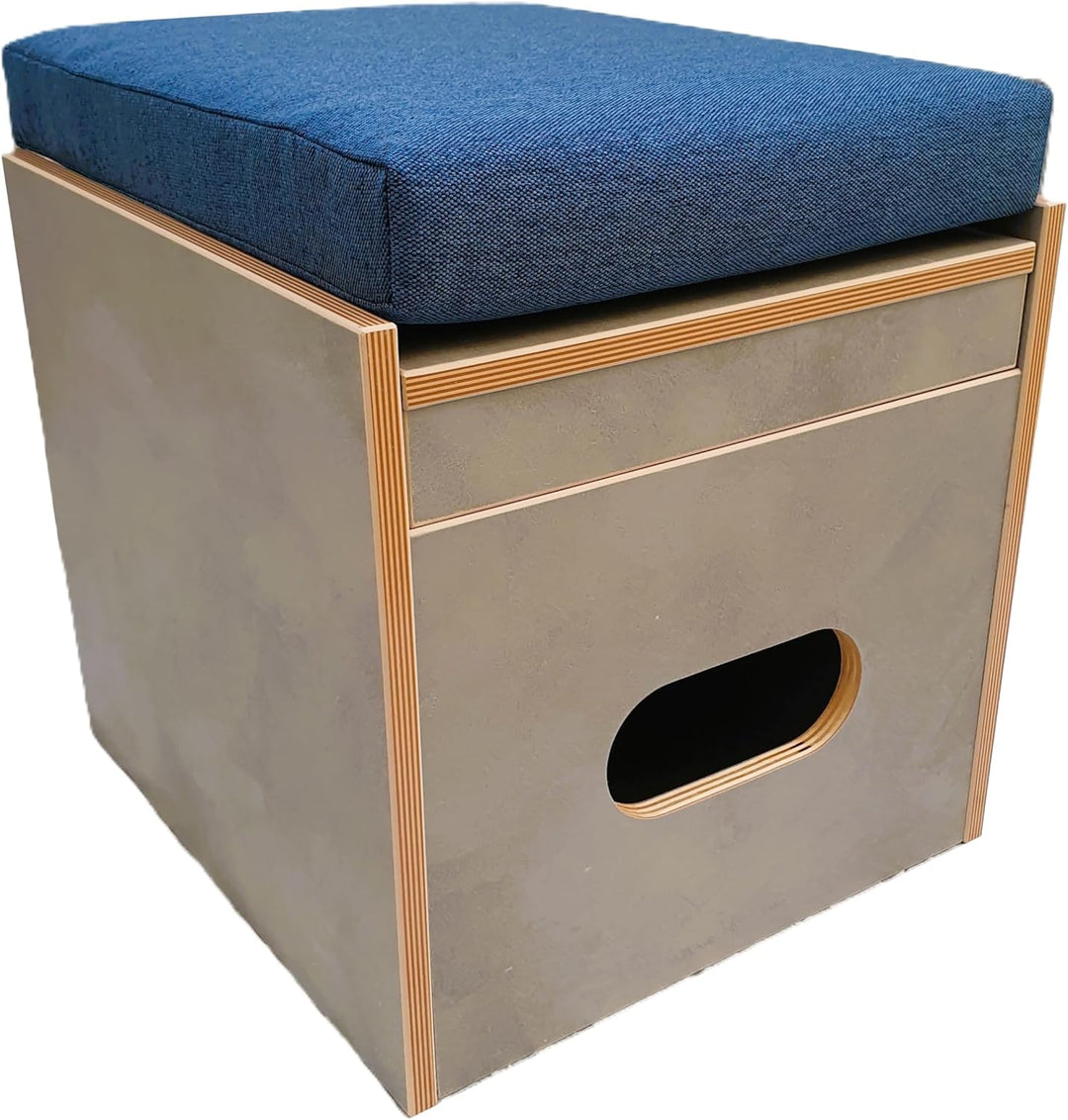 Toiletten Hocker Porta Potti 335 inkl. Polster blau ohne Toilette