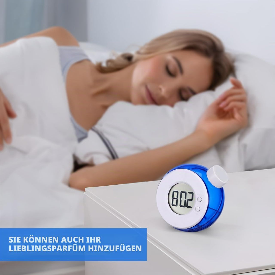 Alipis Wasseruhr Led-Display Mit Wasserenergie Ohne Batterie Umweltfreundliche Schreibtischuhr Mit B