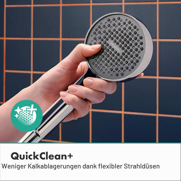 hansgrohe Activera S - wassersparender Duschkopf 6 l/min (EcoSmart+), Handbrause mit 1 Strahlart, ru