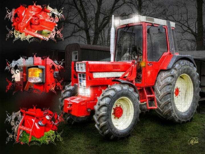 CALVENDO Puzzle Oldtimer Traktor McCormick 1000 Teile Lege-Grösse 64 x 48 cm Foto-Puzzle Bild von Pe