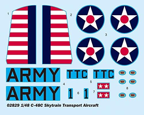Trumpeter 02829 Modellbausatz C-48C Skytrain Transport Aircraft