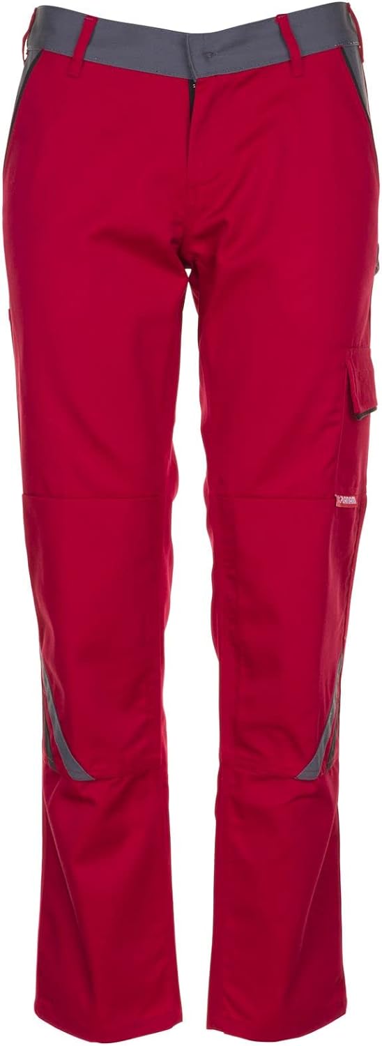Planam Highline Damen Bundhose rot Schiefer schwarz Modell 2391 Grösse 48