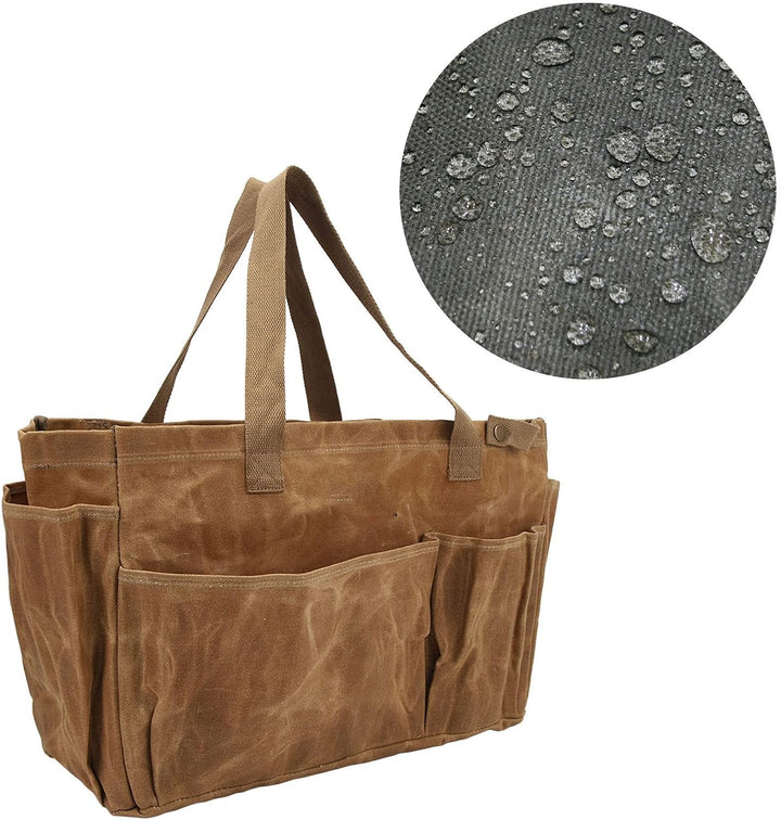 Canvas-Topftasche, verschleissfest, grosses Fassungsvermögen, bequemer Griff für Camping (Khaki), Kh
