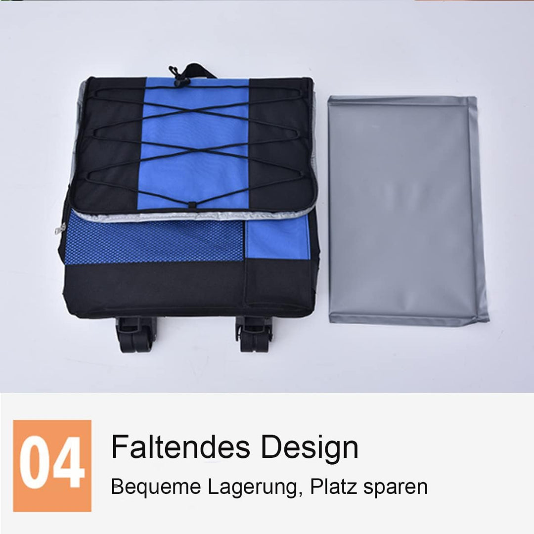 43L Kühltasche Gross Picknicktasche Faltbar Lunchtasche Mittagessen Tasche Thermotasche Isoliertasch