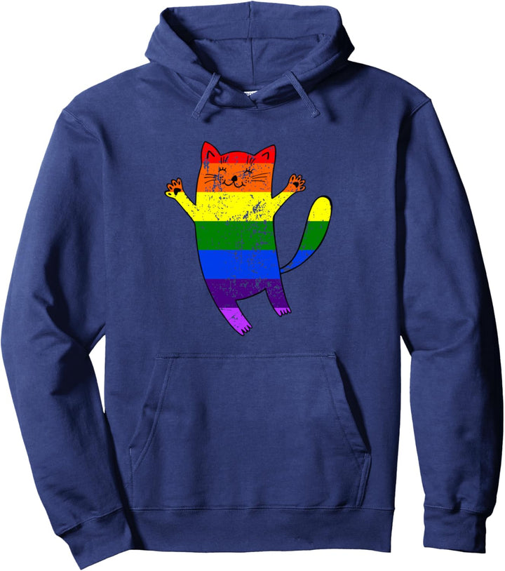 Lustige LGBT-Schwulen Lesbenstolz Regenbogenfahne Pullover Hoodie