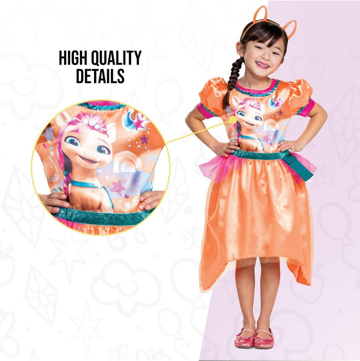 DISGUISE My Little Pony A New Generation Fancy Dress Costume Sunny Starscout for Kids Size Small