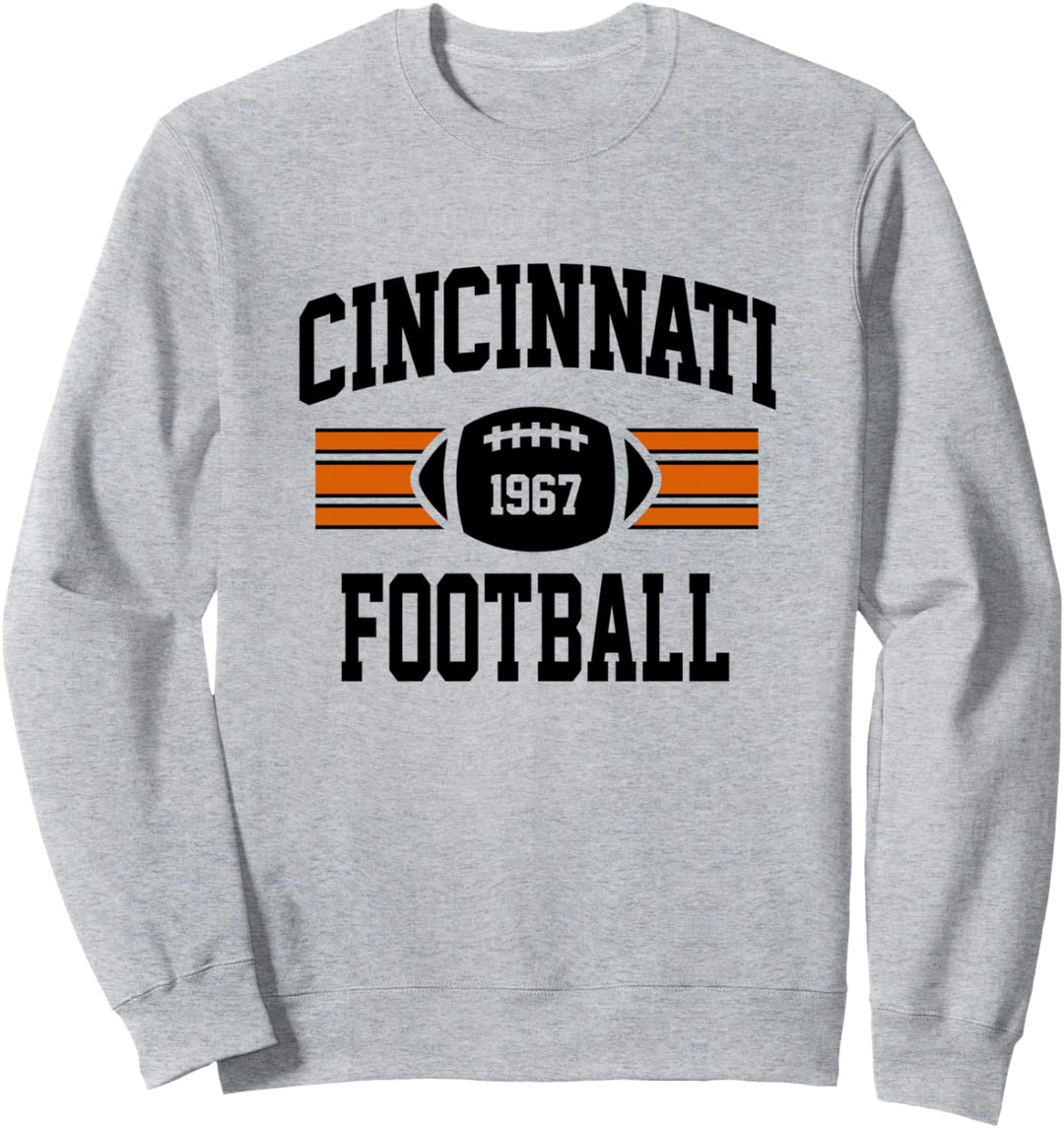 Cincinnati Fussball Athletic Vintage Sports Team Fan Sweatshirt