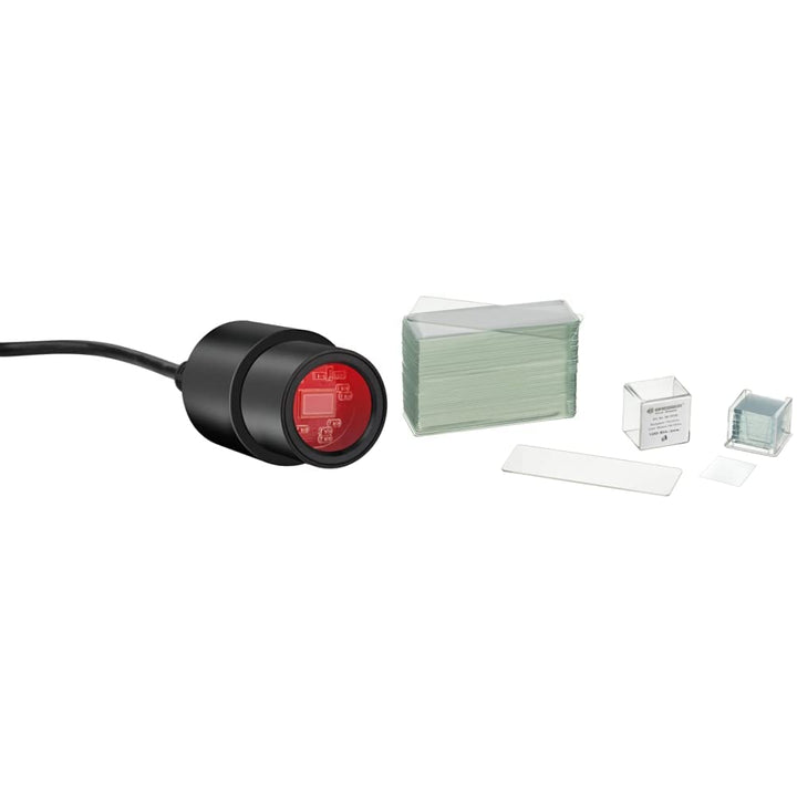 Bresser Full HD (1080p) USB 2.0 Mikroskop Teleskop Kamera & Mikroskop Objektträger/Deckgläser (50x/1