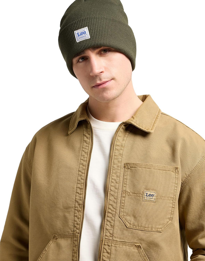 Lee Herren Workwear Beanie Hat Einheitsgrösse Oak Moss, Einheitsgröße Oak Moss