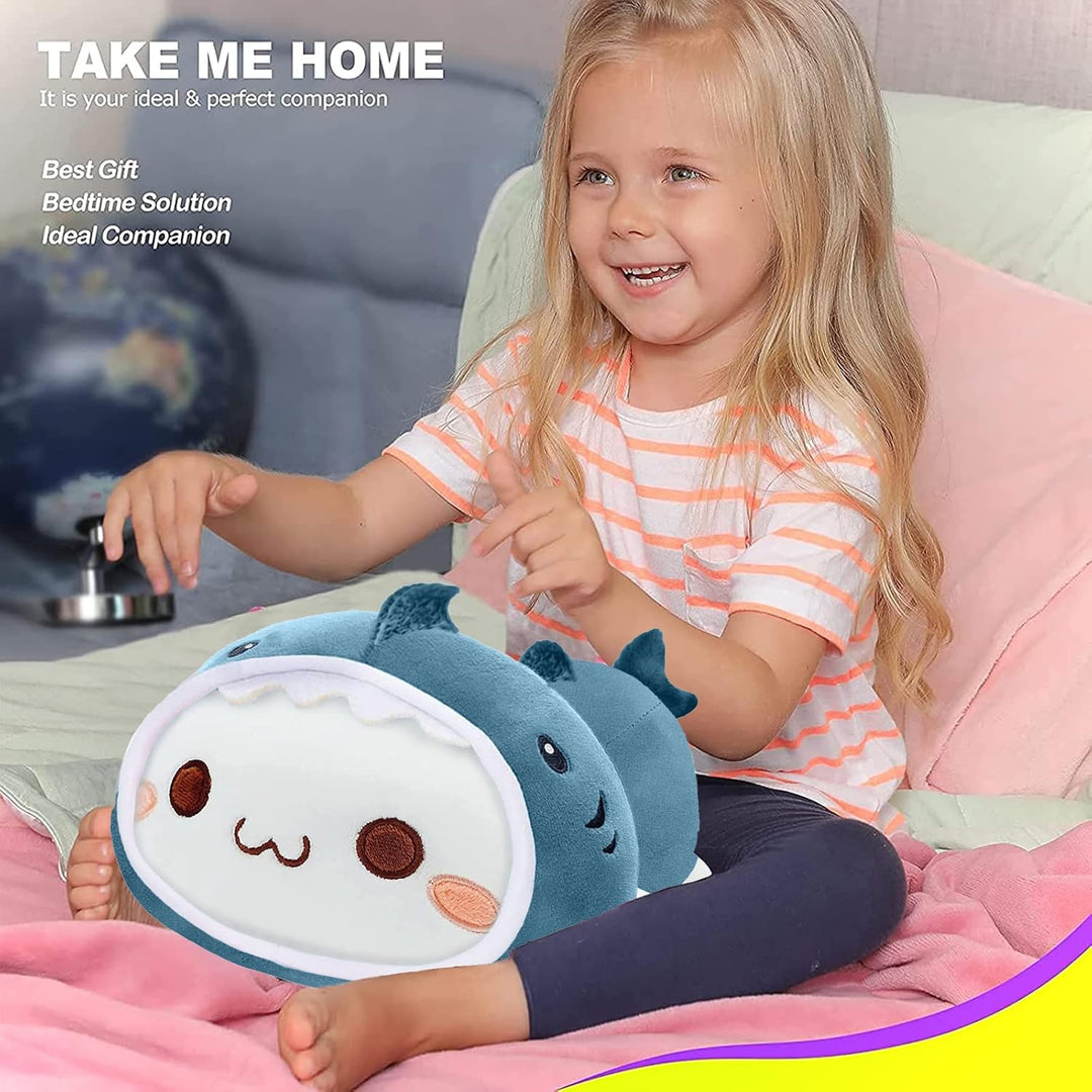 shownicer Plüschtier Hai Katze Kuscheltier Stofftier Kawaii Katze Plüsch, Kätzchen Plüschkissen Spie