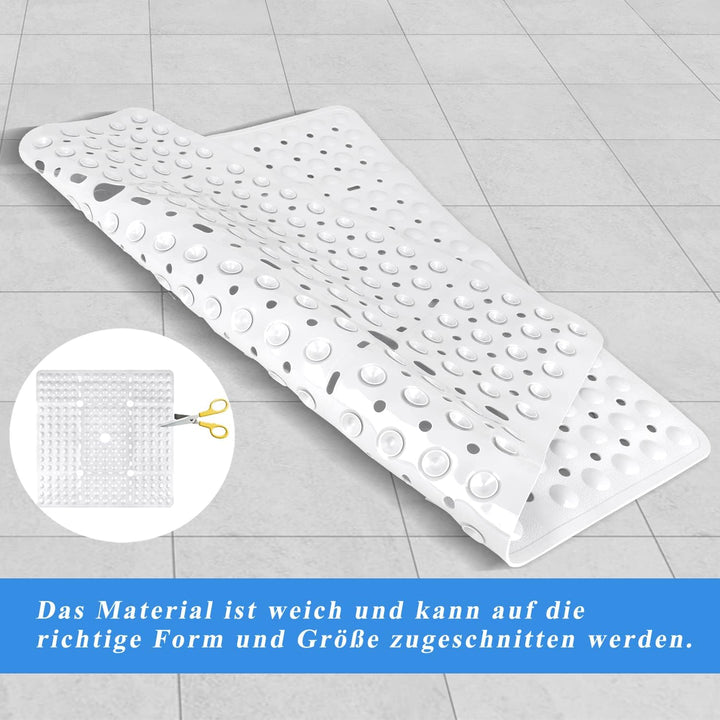 Duschmatte rutschfest 70x70 cm | Antirutschmatte Dusche BPA-frei | Duscheinlage Sicherheits Komfort
