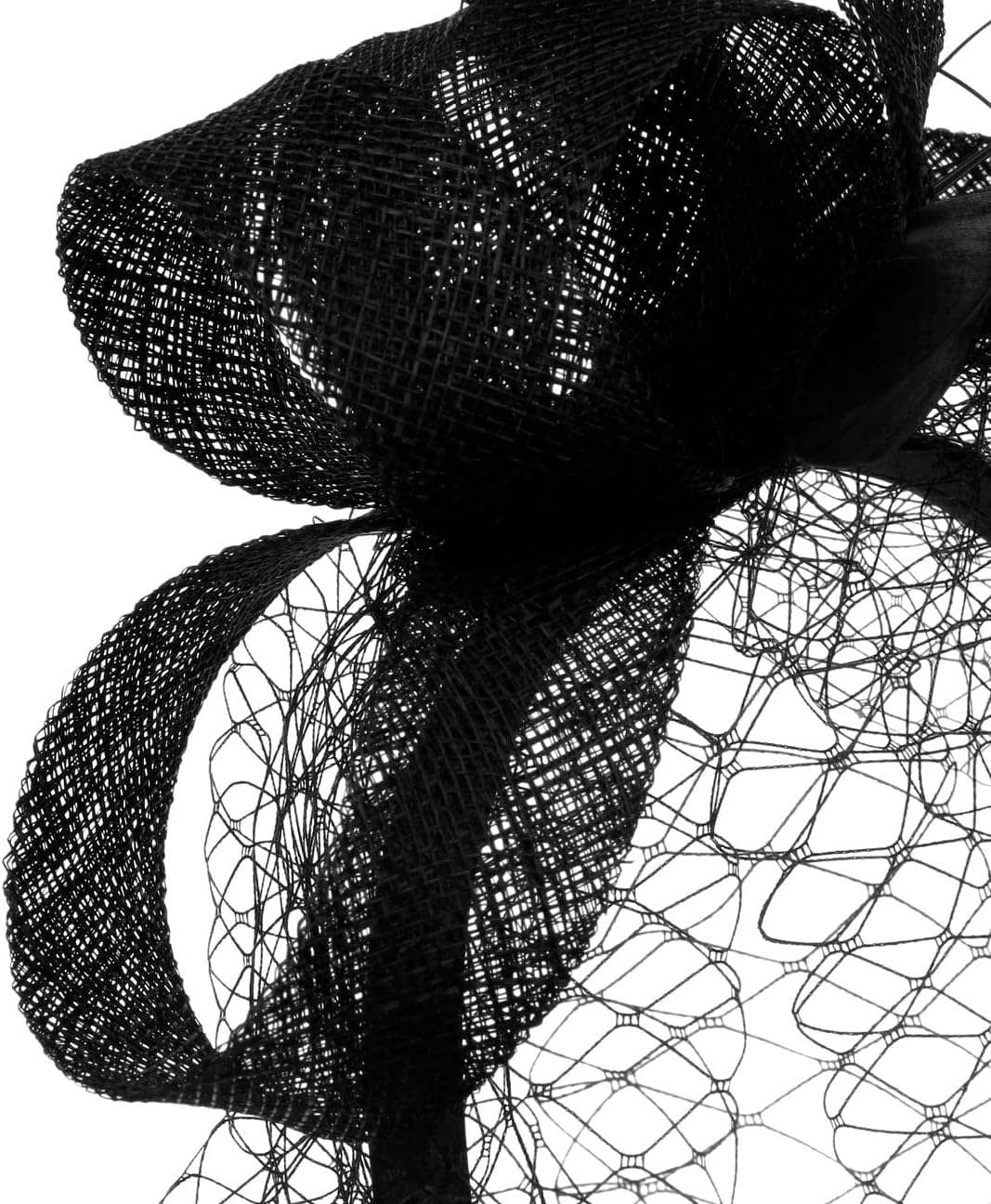 McBURN Dalenia Sinamay Fascinator Haarschmuck Kopfschmuck Damen - Made in Italy Frühling-Sommer - On