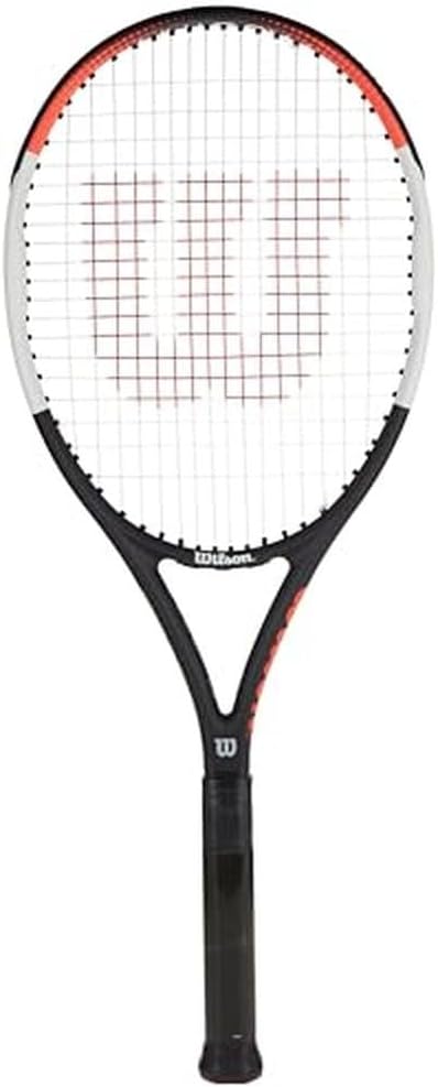 Wilson Tennisschläger Pro Staff Precision 100, Carbonglasfaser, Grifflastige Balance, 320 g, 68,6 cm