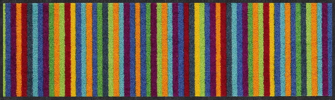 Salonloewe Lund bunt Fussmatte waschbar 030 x 100 cm Fussabtreter Minimatte schmal Schmutzfangmatte
