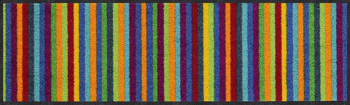 Salonloewe Lund bunt Fussmatte waschbar 030 x 100 cm Fussabtreter Minimatte schmal Schmutzfangmatte