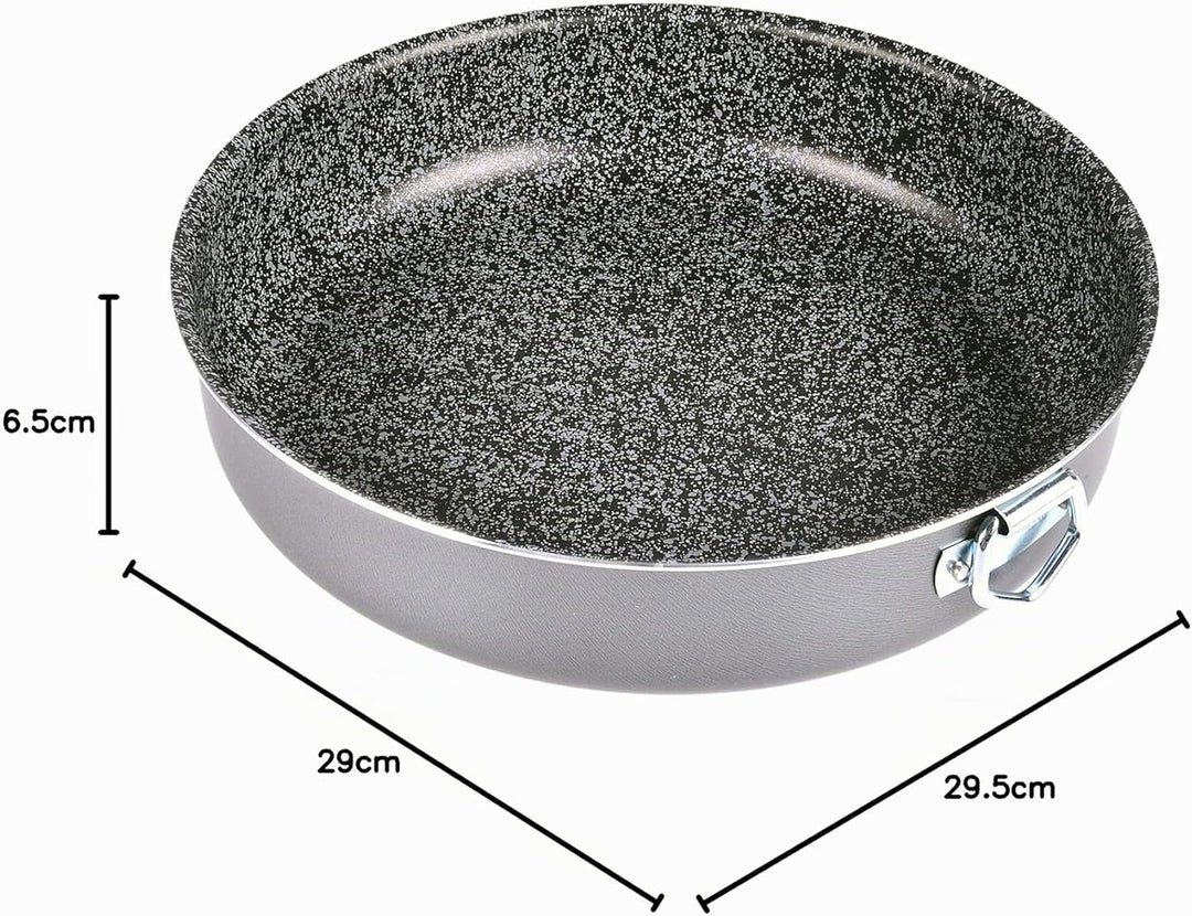 Alluflon Tradition Italien Kuchenform, aluminium, schwarz, 28 cm Rotonda 28cm, Rotonda 28cm