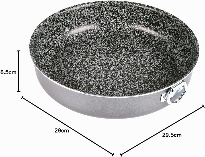 Alluflon Tradition Italien Kuchenform, aluminium, schwarz, 28 cm Rotonda 28cm, Rotonda 28cm