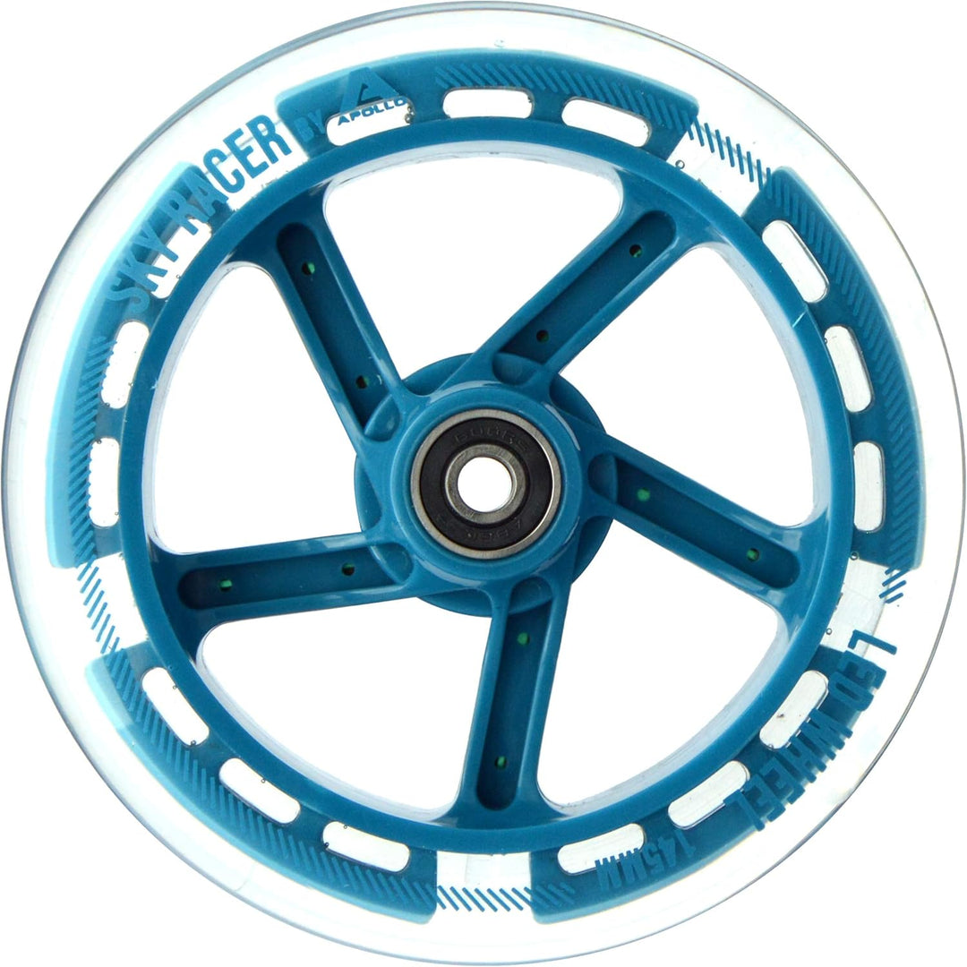 Apollo City Scooter 145mm Ersatzräderset Pro Wheels - ABEC 7 Kugellager, Roller Rad Ersatz-Räder pas