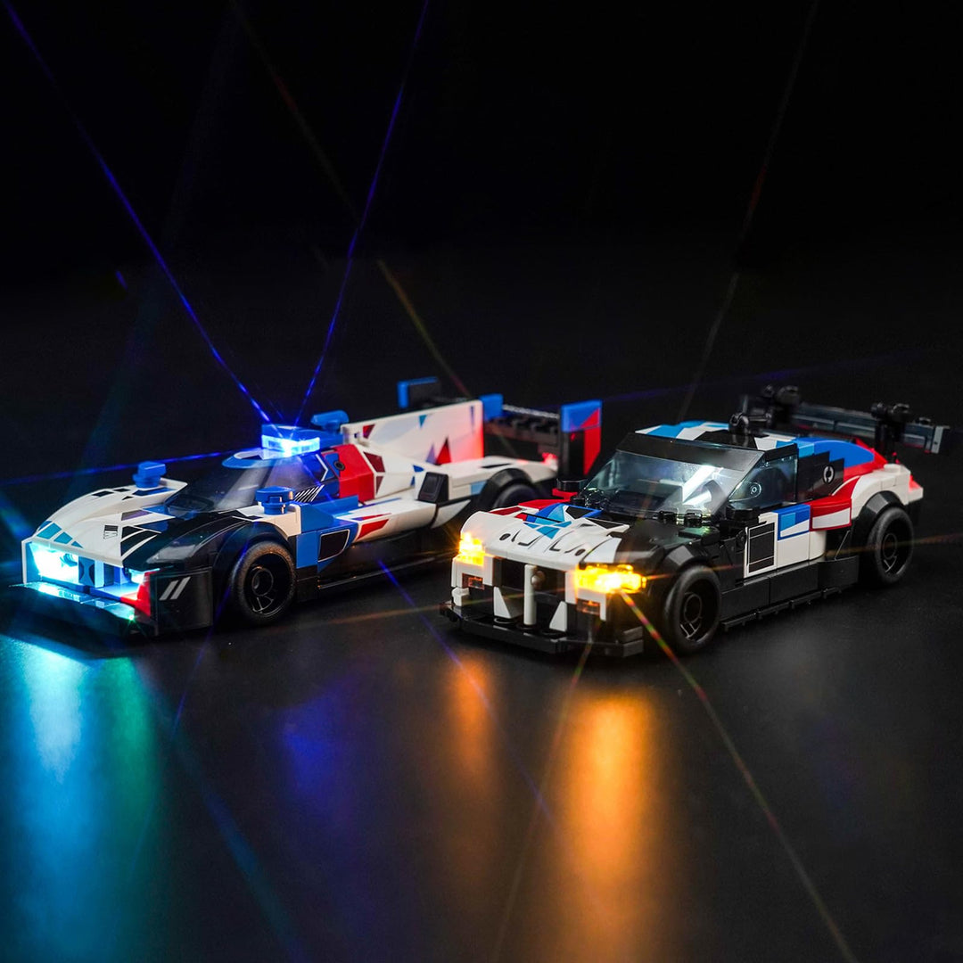Led Licht Set für Lego Speed Champions BMW M4 GT3 &amp; BMW M Hybrid V8 Rennwagen Auto-Spielzeug (Kein L