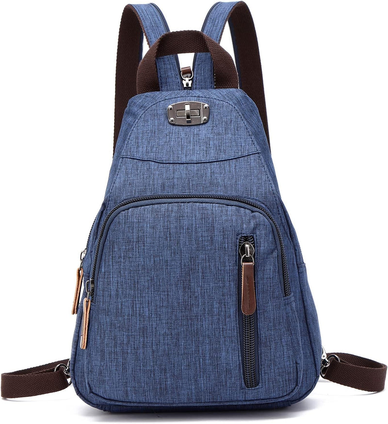 FANDARE Retro Brusttasche Sling Bag Klein Rucksack Schulranzen Umhängetasche Schulrucksack Sporttasc