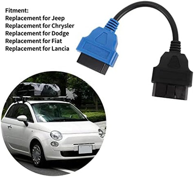 MultiECUScan Adapterkabel OBD2-Diagnose-ECU-Scan-Tool-Kabel, Leicht Erkennbarer Ersatz aus ABS-Kunst