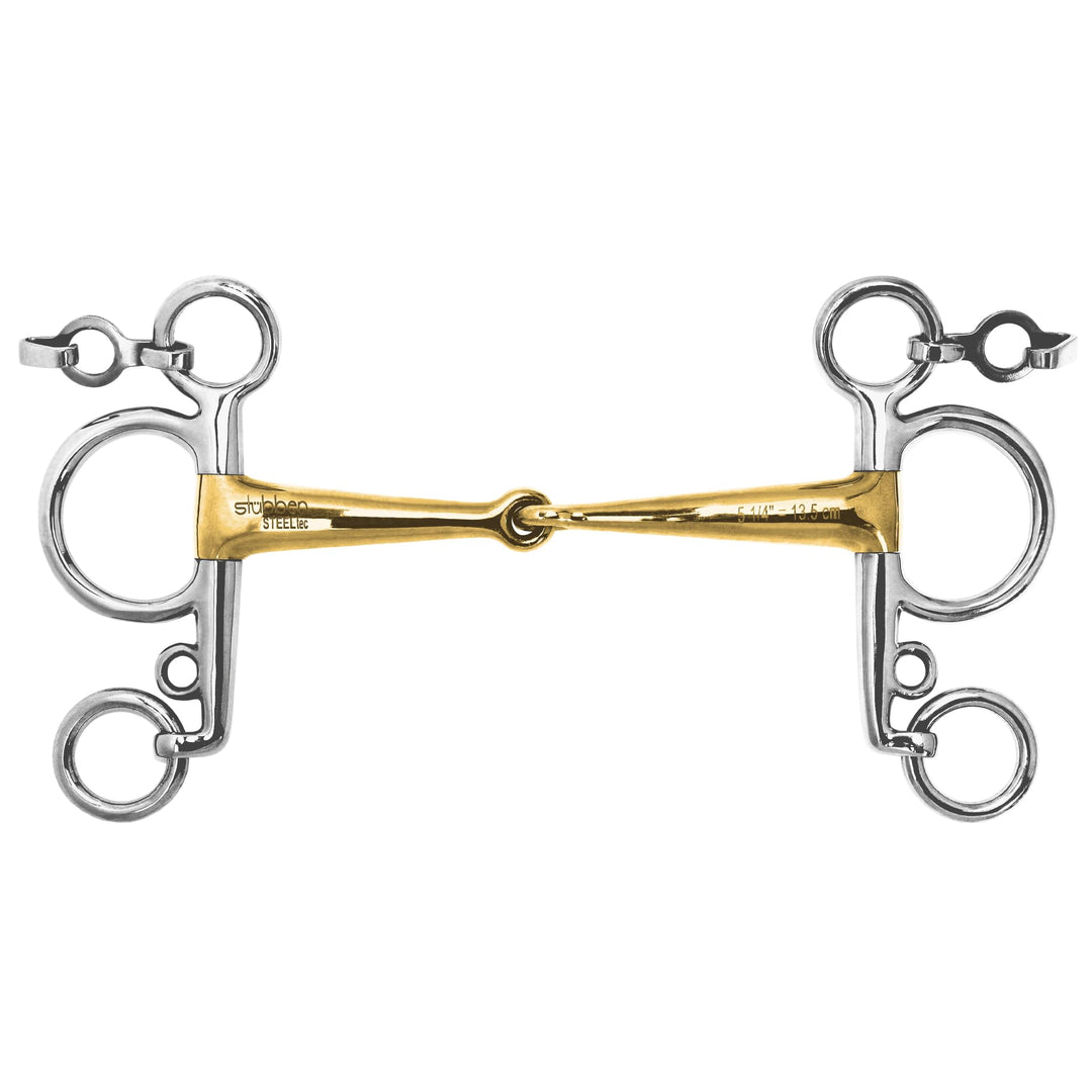 Stübben Gebiss 2246 Pelham Sweet-Kupfer 13,5 cm - 16 mm - Sweet Copper, 13,5 cm - 16 mm - Sweet Copp