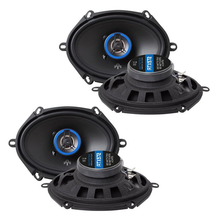Mediadox Front/Heck 5x7/15x20cm Auto Lautsprecher/Boxen/Speaker Komplett-Set von Hifonics kompatibel