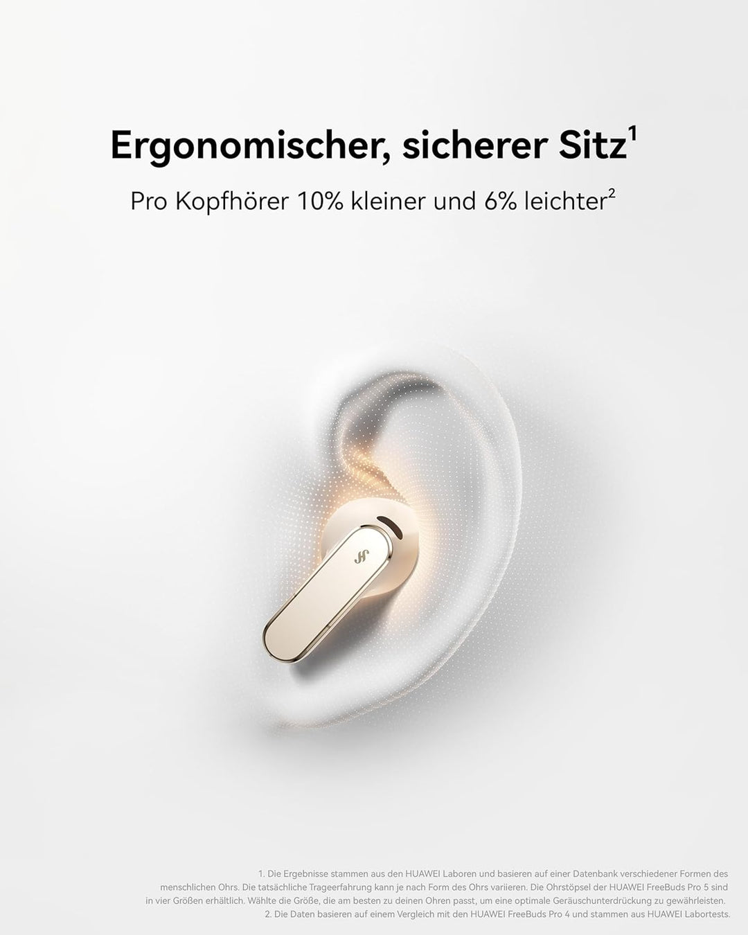 HUAWEI FreeBuds Pro 5 Kabellos Bluetooth Kopfhörer, In Ear Kopfhörer, KI-Geräuschunterdrückung für B