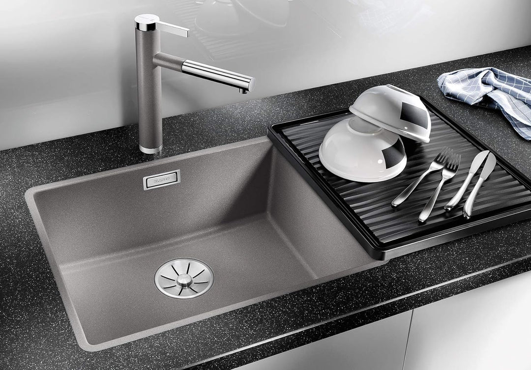 BLANCO SUBLINE 500-F | SILGRANIT anthrazit | Einbauart: Flächenbündig | ohne Ablauffernbedienung | 6