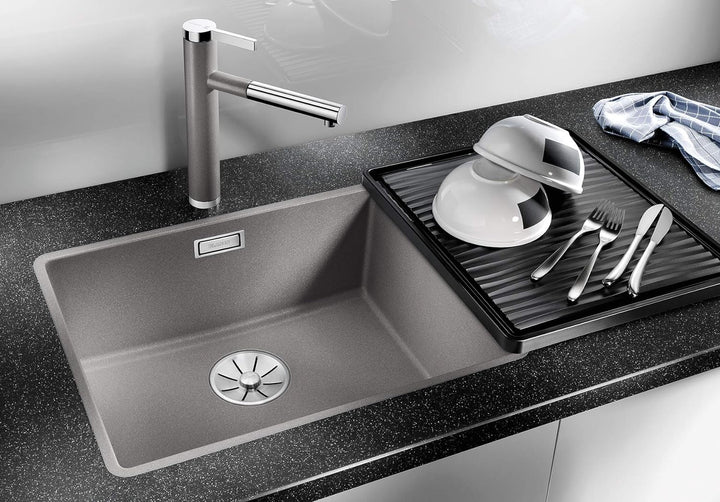 BLANCO SUBLINE 500-F | SILGRANIT anthrazit | Einbauart: Flächenbündig | ohne Ablauffernbedienung | 6