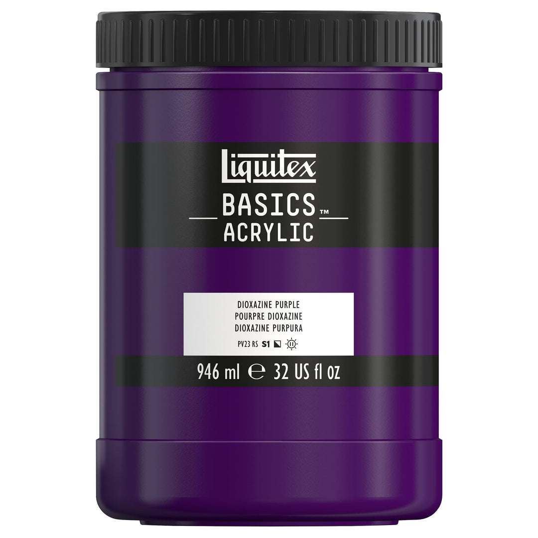 Liquitex 8870365 Basics - Acrylfarbe, monopigmentierte Künstlerpigmente, lichtecht, mittlere Viskosi