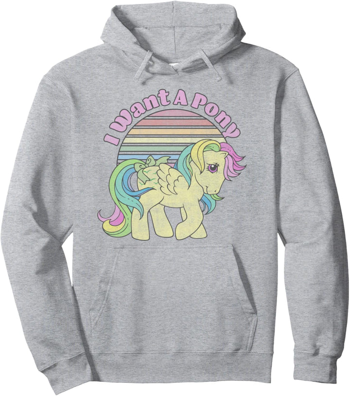 My Little Pony Skydancer I Want A Pony Vintage Stripes Pullover Hoodie