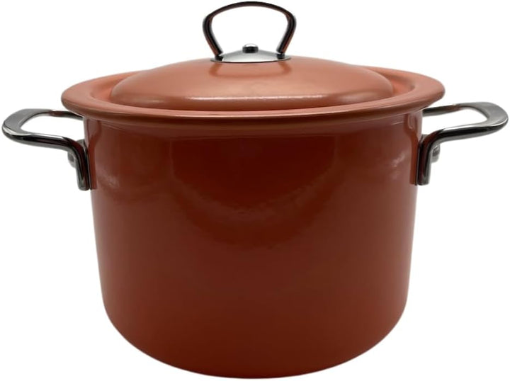 Riess, 2189-001, Fleischtopf mit Deckel 20cm, 4L, Emaille, CLASSIC Edition, Mango