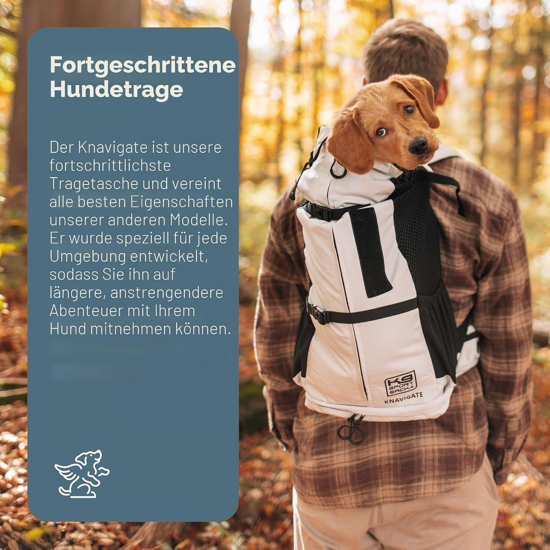 K9 Sport Sack Knavigate Hunde-Rucksack für die meisten Hundegrössen, vorne verstellbar, von Tierärzt