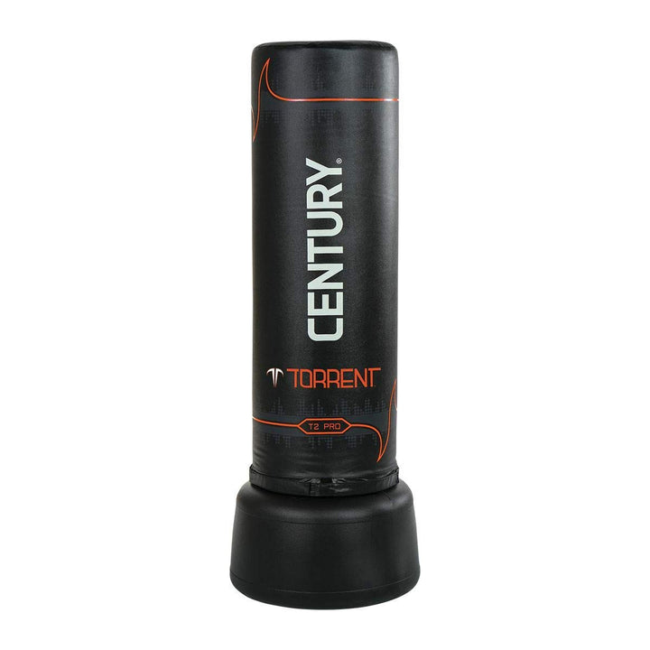 Century Boxsack Torrent T2 Pro - 170cm Schwarz Rot - Freistehender Standboxsack - Punching Bag - Box