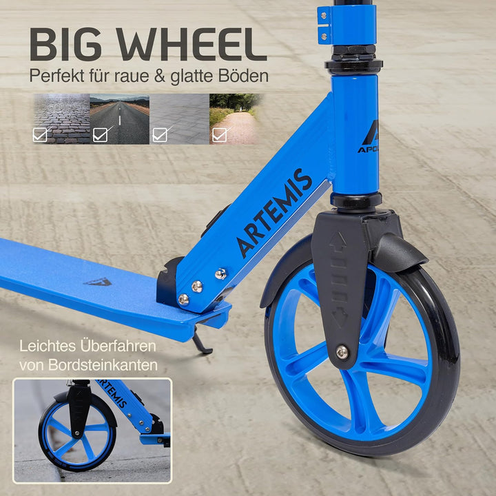 Apollo Artemis City Roller - Höhenverstellbarer Scooter für Kinder, Teens und Erwachsene, Tretroller