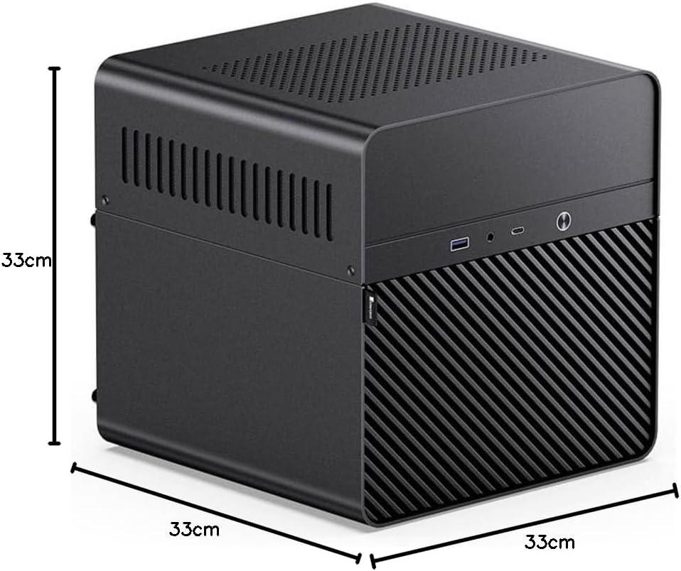 Jonsbo N2 PC-Gehäuse, NAS-Gehäuse, 5+1 Speicherplätze, Hot-Swapping-Technologie, Aluminium, Mini-ITX