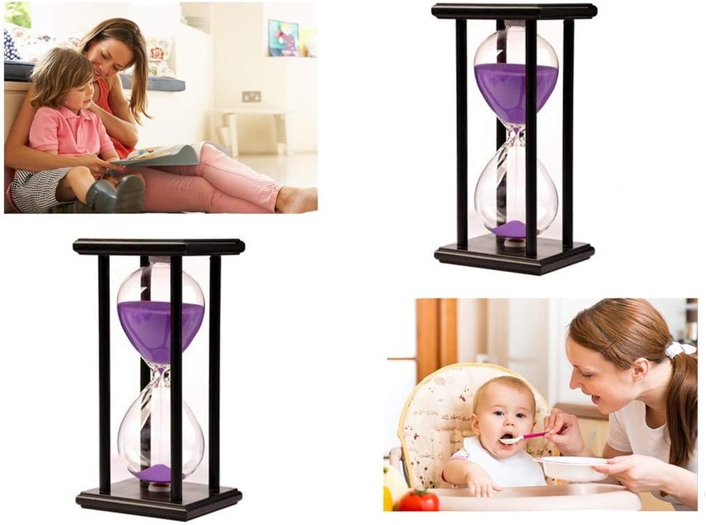 30 Minuten Sanduhr Uhr 30 Min Zuhause Dekoration Sanduhr-Timer Büro Ornament Sanduhr Hölzern Rahmen