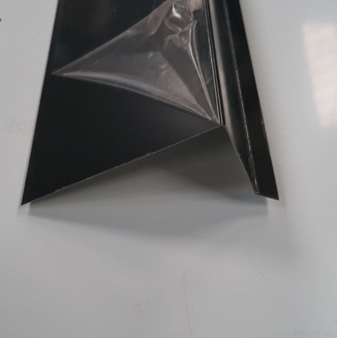 Pultdach 200 cm (2000mm) lang Aluminium anthrazitgrau RAL7016 Dachprofil 90 Grad Dichtungsblech Dach